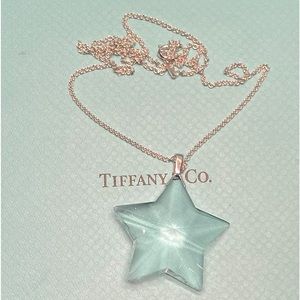 Tiffany & Co. Crystal Star Pendant Necklace